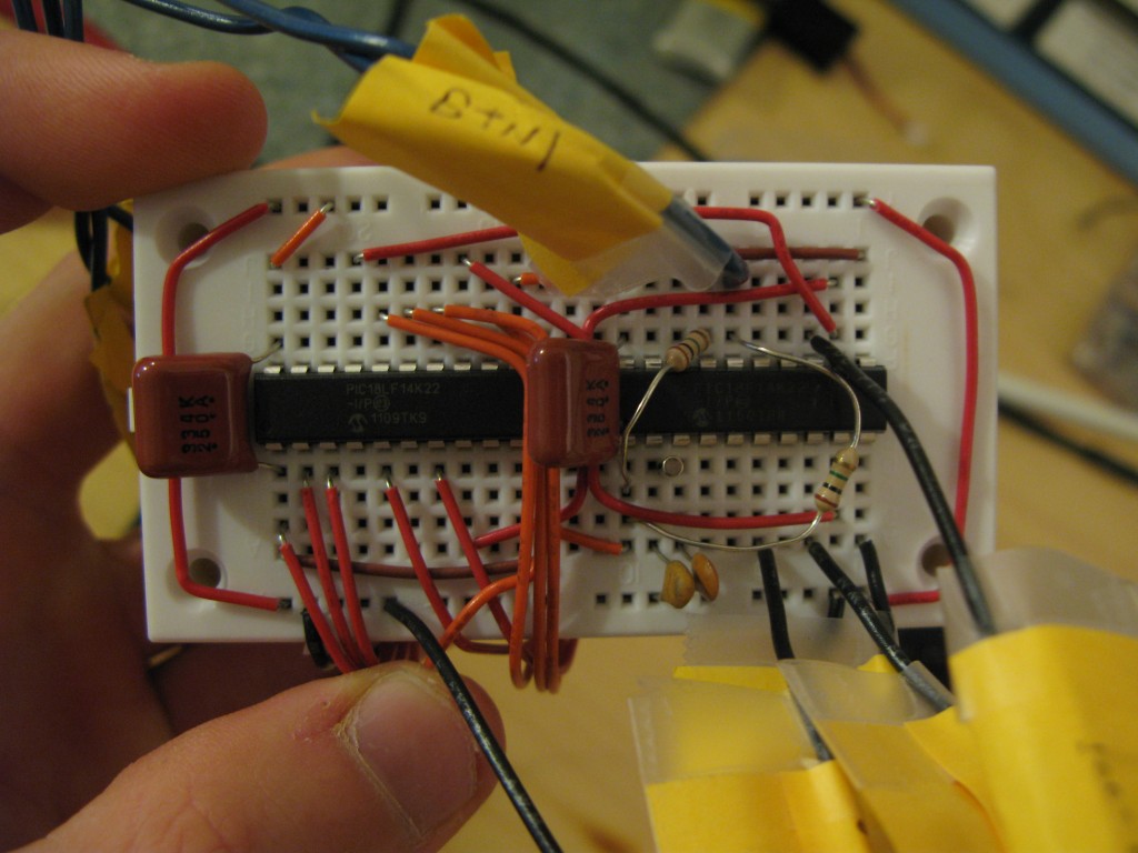 Controller breadboard.